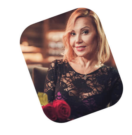 mature woman video chatting