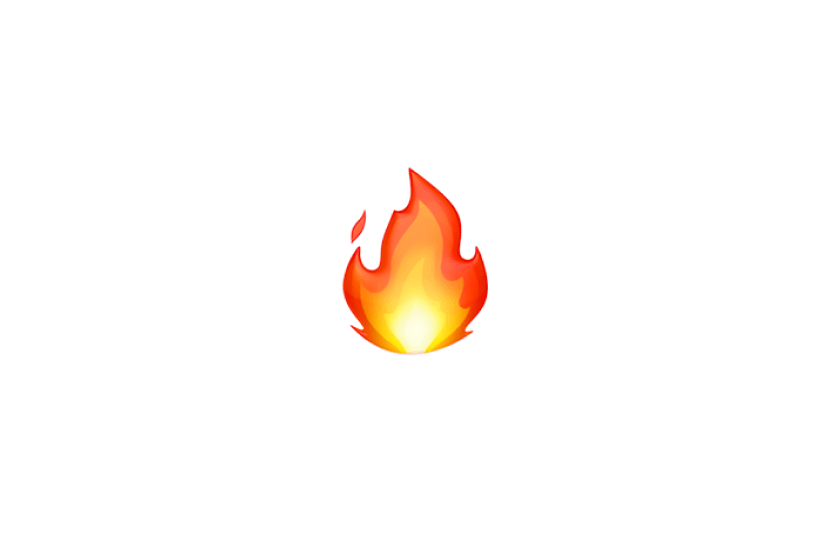 big fire emoji